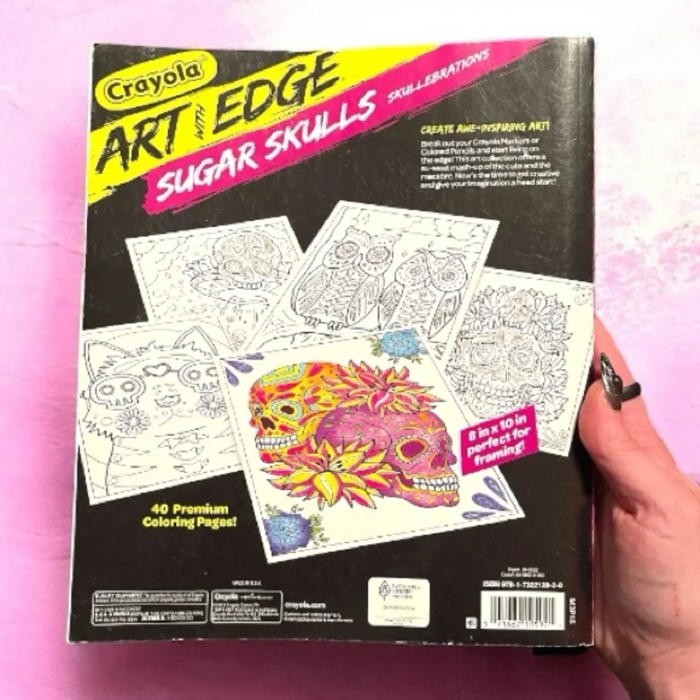 Crayola Sugar Skulls Art Coloring Book